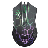 Marvo Scorpion KM409 7 Colour LED Backlit Adjustable DPI Gaming Keyboard and Mouse Bundle