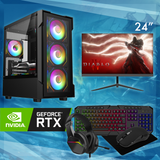 Deal 5A RYZEN 5 5500 32GB Nvidia RTX 4060 VR READY Full Package Gaming PC ACXX05BA