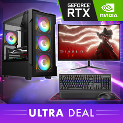 Ultra Deal 11 RYZEN 5 5500 32GB Nvidia RTX 4060 Gaming PC 32" 165hz Package ACXX11