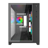 VIDA AKIRA V2 stylish Glass to glass Micro ATX RGB Gaming computer case ACC48