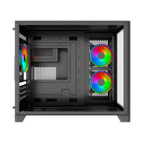 VIDA AKIRA V2 stylish Glass to glass Micro ATX RGB Gaming computer case ACC48