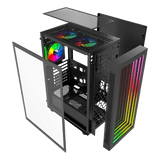 VIDA APEIRON stylish Micro ATX RGB Gaming computer case ACC47