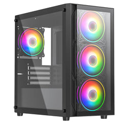 VIDA LUCID stylish Micro ATX RGB Gaming computer case ACC46