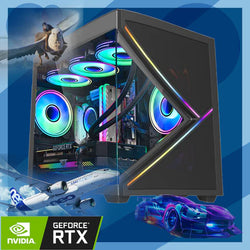 RYZEN 5 5600X 6 CORE 32GB RTX 4060 Liquid Cooled VR READY GAMING PC AC379