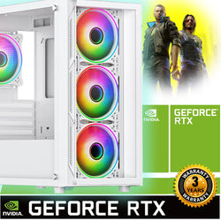 ONE OFF DEAL RYZEN 5 RTX 4060 WHITE GAMING PC ACX778