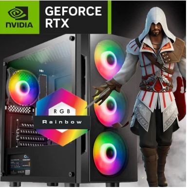 NEW!! GAMING PC RTX 4060 3050 1650 with Case Choices VR ready option SPO AC605