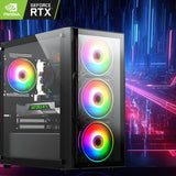 NEW!! GAMING PC RTX 4060 3050 with Case Choices VR ready option SPO AC605