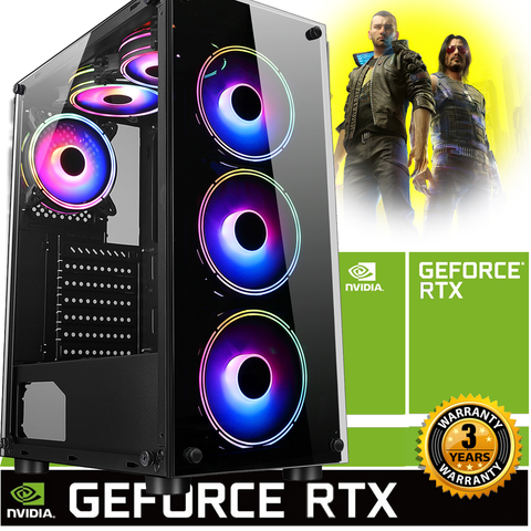 ONE OFF DEAL RYZEN 5 5600X 6 CORE 32GB NVIDIA RTX 4070 VR READY GAMING PC ACX707